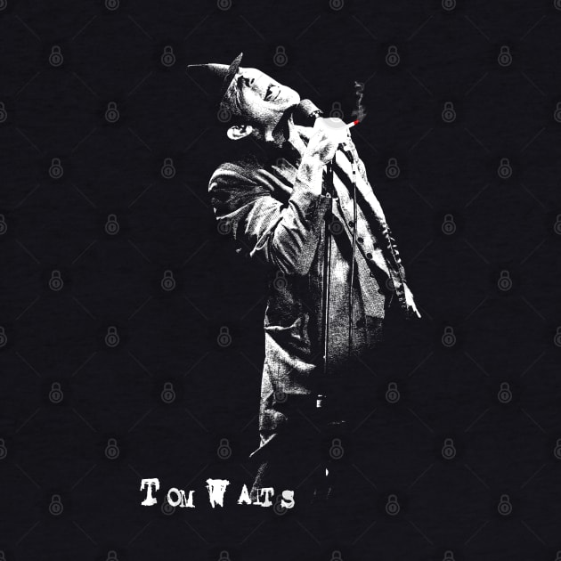 Retro Portrait Tom Waits by GekNdangSugih